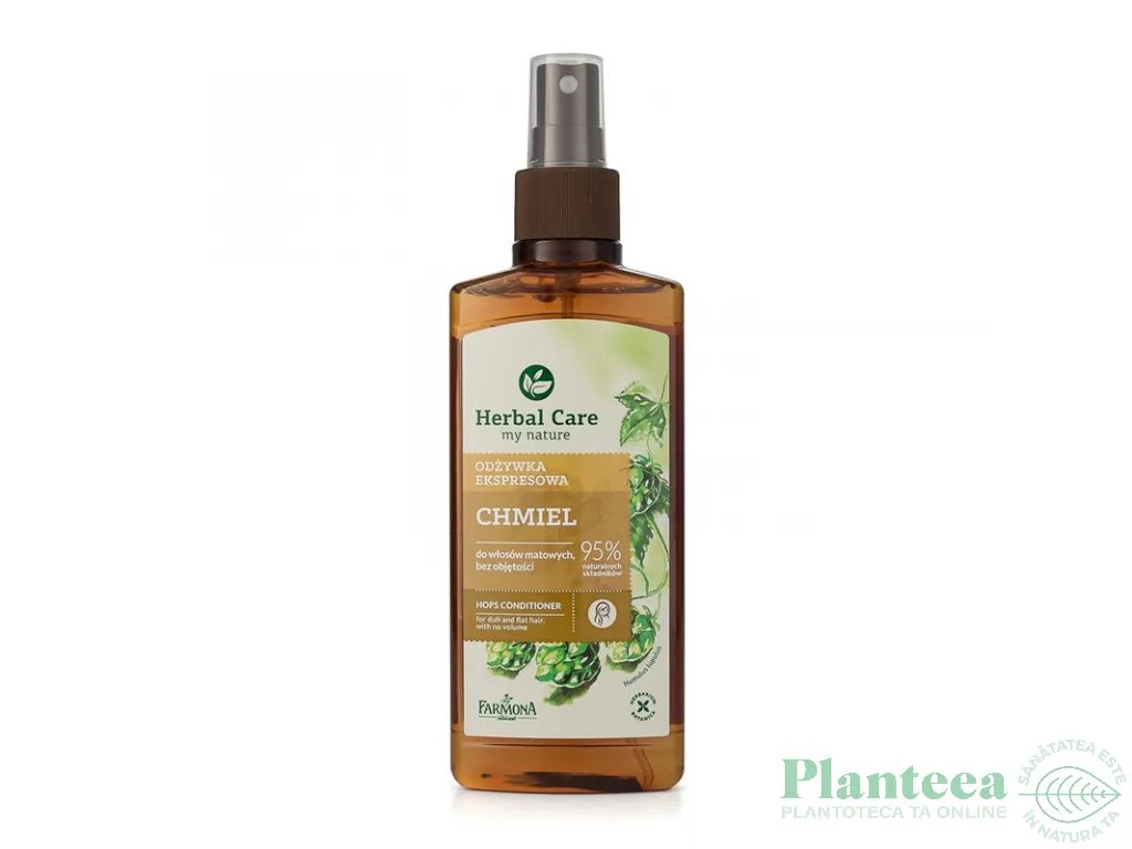 Balsam spray par lipsit stralucire volum hamei Herbal Care 200ml - FARMONA