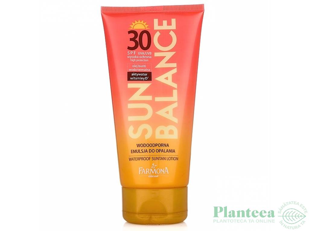 Emulsie protectie solara spf30 Sun Balance 150ml - FARMONA