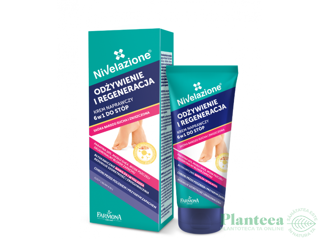 Crema calcaie crapate reparatoare Skin Therapy Nivelazione 75ml - FARMONA