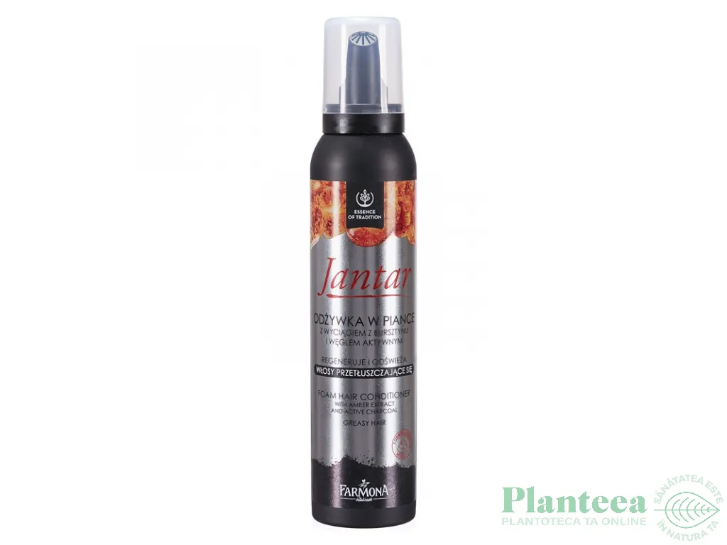 Balsam spuma par gras chihlimbar carbune Jantar 180ml - FARMONA