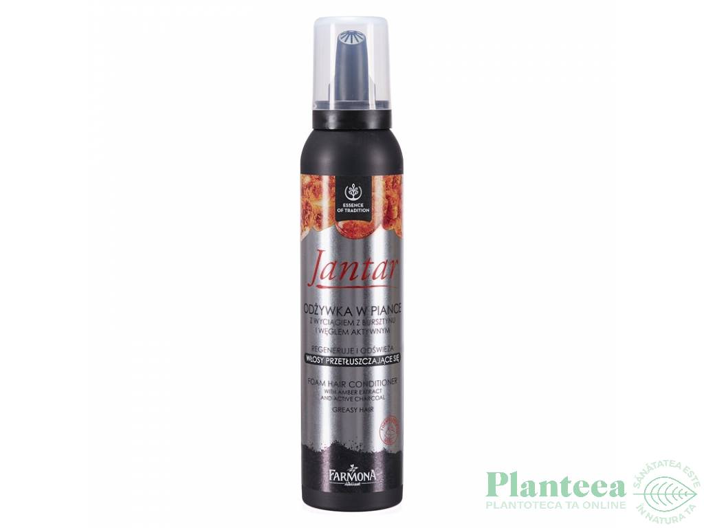 Balsam spuma par gras chihlimbar carbune Jantar 180ml - FARMONA