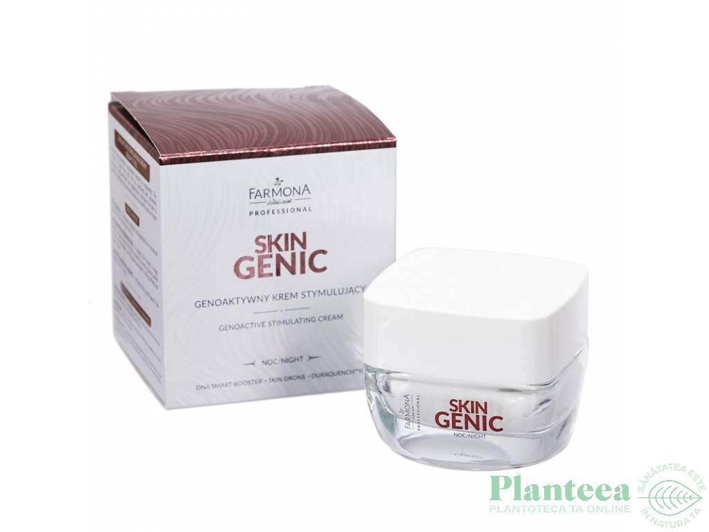 Crema noapte geno activa stimulatoare Skin Genic 50ml - FARMONA