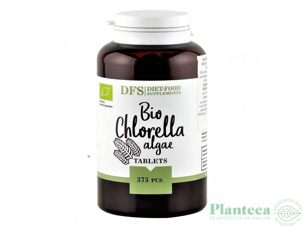 Chlorella 400mg bio 375cp - DIET FOOD