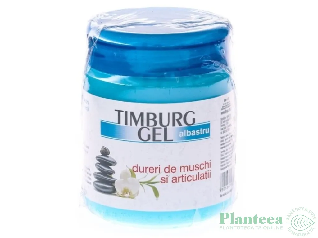 Gel albastru dureri muschi articulatii Timburg 500ml - BINGO SPA