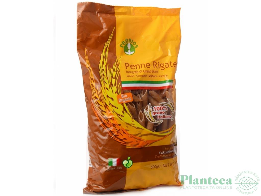 Paste penne grau integral eco 500g - PROBIOS