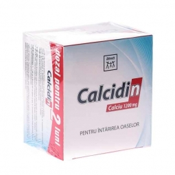 Calcidin calciu 1200mg D3 K 60pl - NATUR PRODUKT