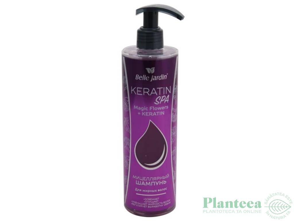 Sampon purifiant par gras KeratinSpa 400ml - BELLE JARDIN