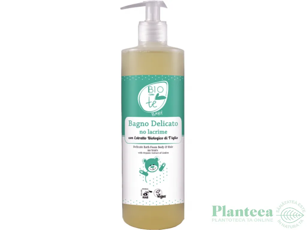 Sampon gel dus fara lacrimi Baby&Kids bio 400ml - BIOCONTE