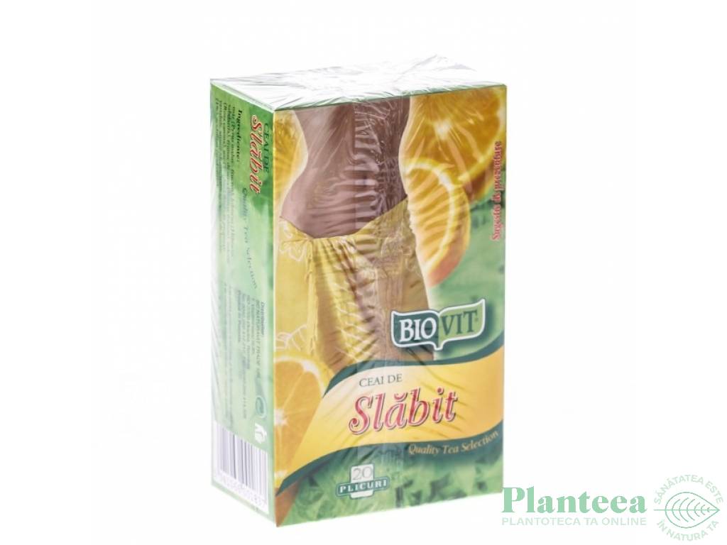 Ceai pentru slăbit cu lămâie- Biovit, Naturavit, 50 gr | ajutacopii.ro