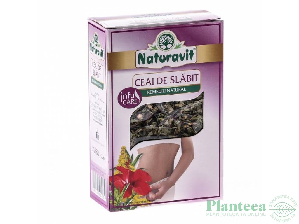 Ceai de slabit, 50 g, Naturavit : Farmacia Tei online