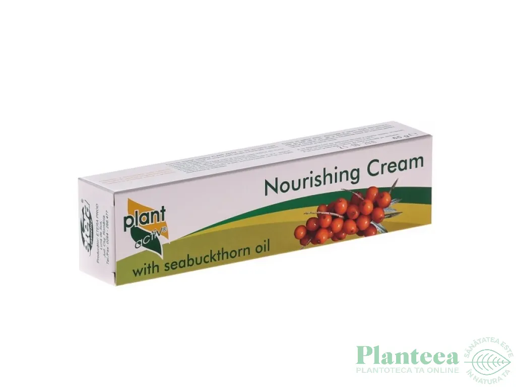 Crema nutritiva ulei catina 65g - PLANT ACTIV