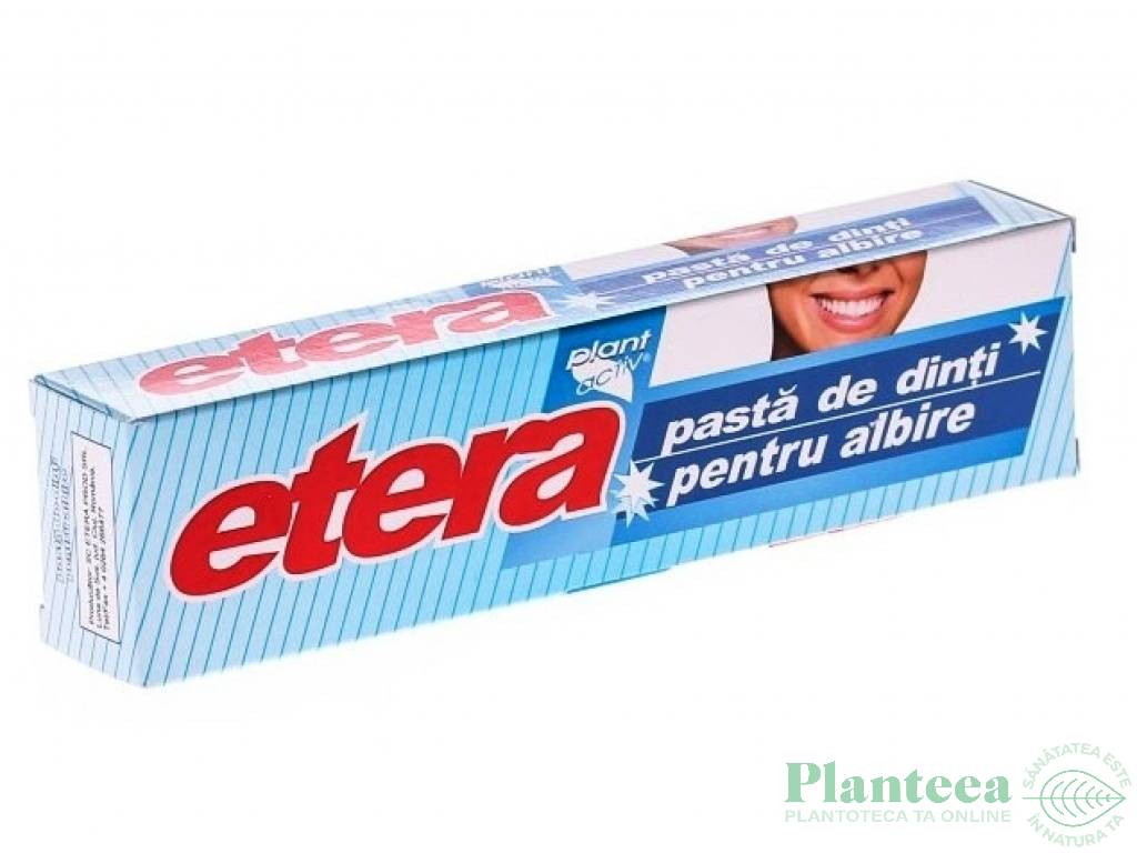 Pasta dinti albire Etera 75ml - PLANT ACTIV