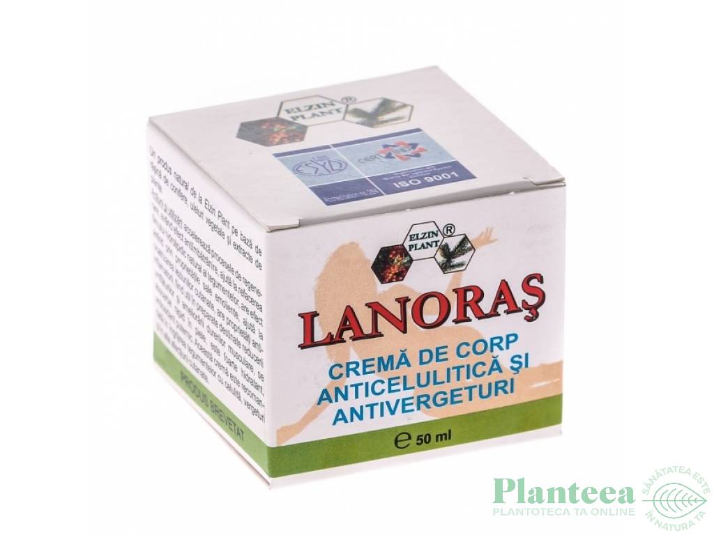 Crema anticelulita antivergeturi Lanoras 50ml - ELZIN PLANT