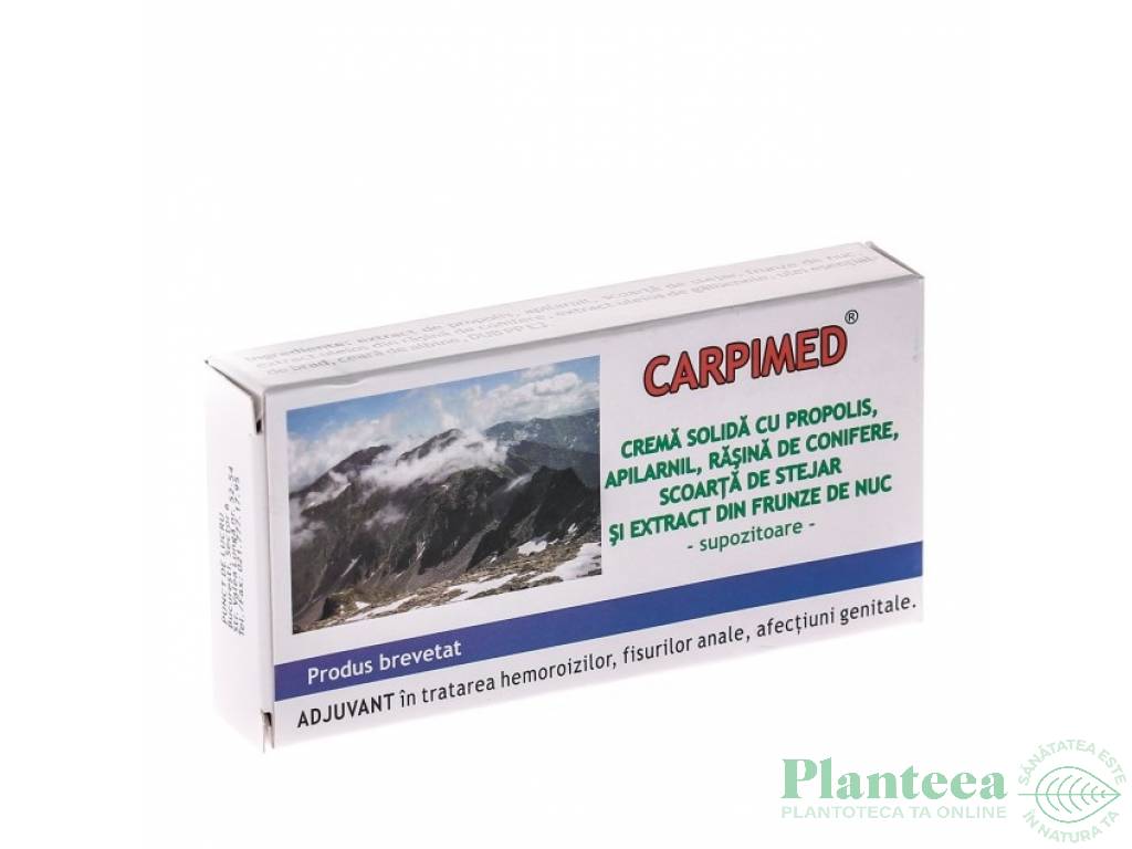Supozitoare Carpimed 10x1,5g - ELZIN PLANT