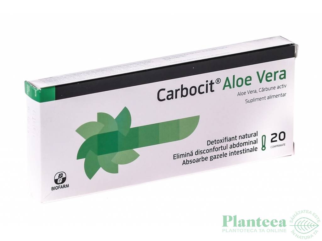 Carbocit aloe vera 20cp - BIOFARM