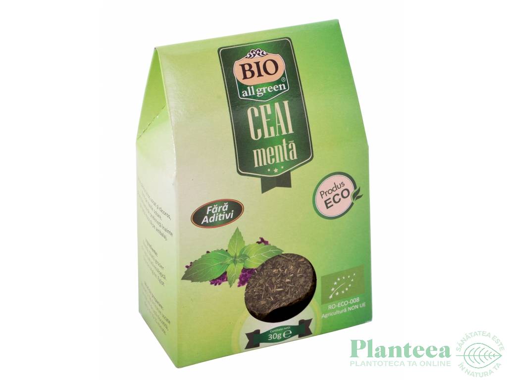 Ceai menta bio 30g - BIO ALL GREEN