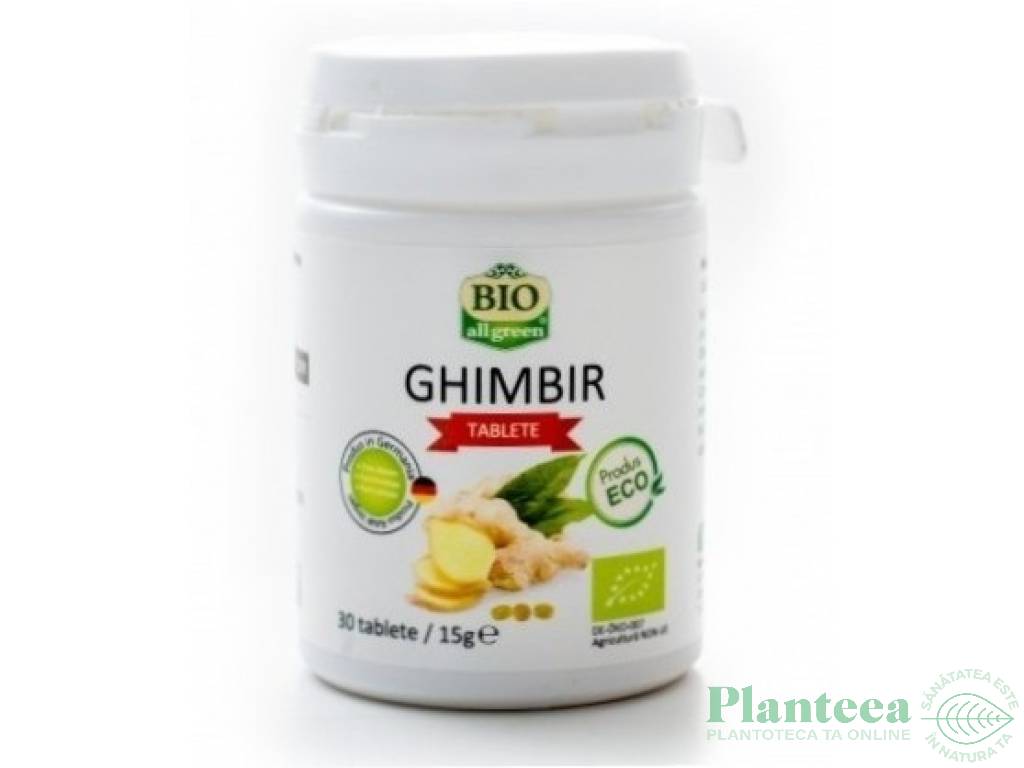 Ghimbir eco 30cp - BIO ALL GREEN