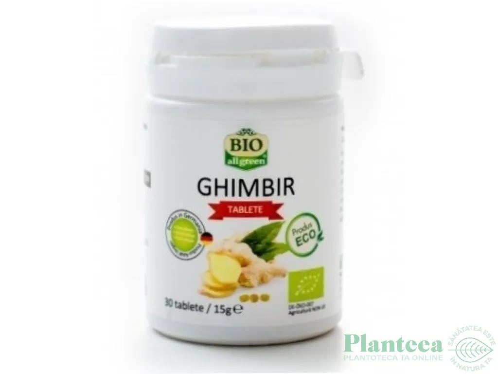 Ghimbir eco 30cp - BIO ALL GREEN