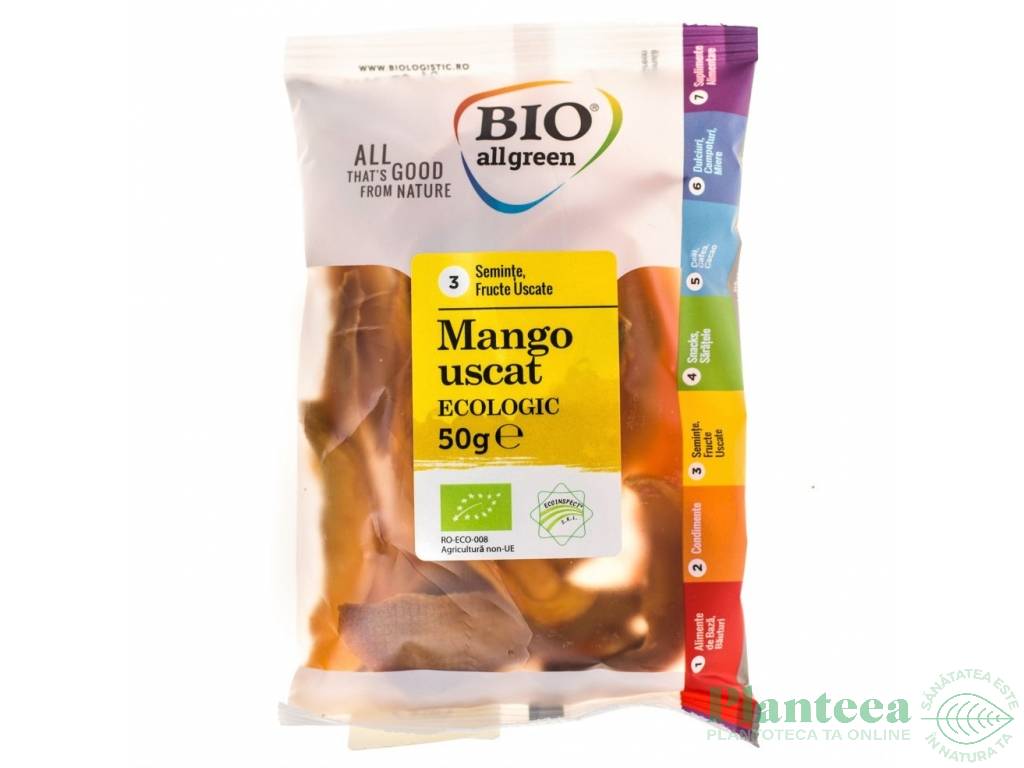 Mango uscat eco 50g - BIO ALL GREEN