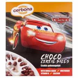 Bilute cereale ciocolata Disney Cars 225g - CERBONA