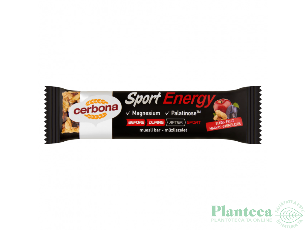 Baton energy fructe seminte 35g - CERBONA