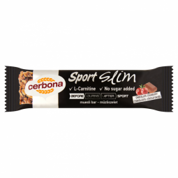 Baton slim ciocolata merisoare 35g - CERBONA