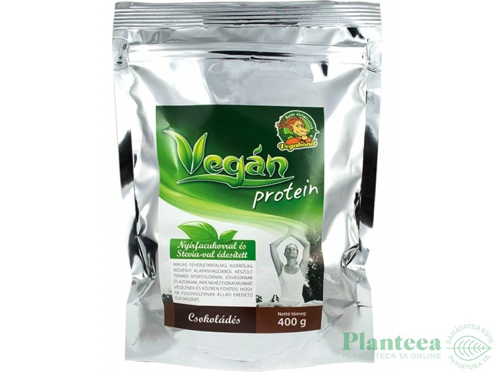 Pulbere proteica mix vegan cacao 400g - VEGABOND