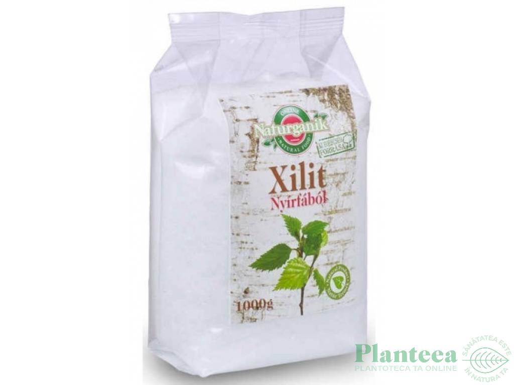 Xylitol mesteacan cristalizat 1kg - NATURGANIK