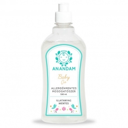 Detergent lichid vase hipoalegenic fara parfum Baby 500ml - ANANDAM