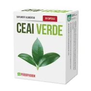 Pachet Ceai verde 3x30cps - PARAPHARM