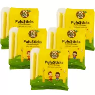 Set Pufuleti porumb fara sare fara gluten PufuSticks eco 5x60g - SOLARIS