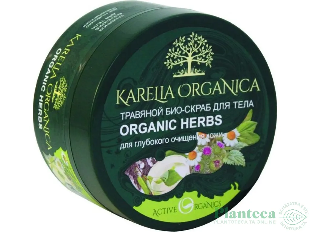 Scrub corp cremos purificator regenerant plante nordice 220ml - KARELIA ORGANICA