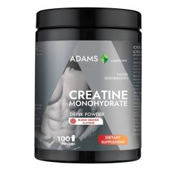 Pulbere creatina monohidrata portocala 450g - ADAMS SUPPLEMENTS