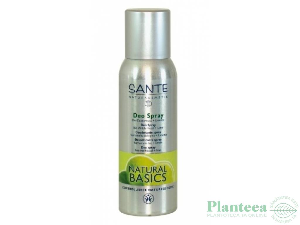 Deodorant spray hamamelis Natural Basics 150ml - SANTE