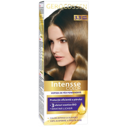 Vopsea par intensse color 3.3 saten ambra {+antioxidant} 50ml - GEROCOSSEN