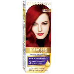 Vopsea par intensse color 6.6 rosu intens {+antioxidant} 50ml - GEROCOSSEN