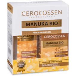 Caseta Manuka Bio 45+ [Crema riduri formate 50ml+Apa micelara 300ml] 2b - GEROCOSSEN