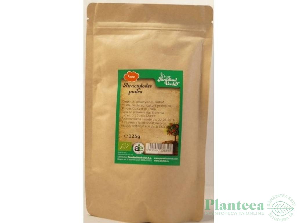 Pulbere atractylodes eco 125g - PARADISUL VERDE