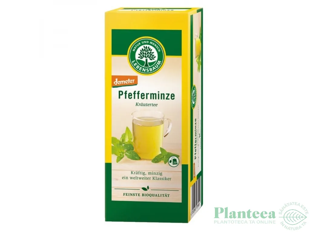 Ceai menta Demeter eco 20dz - LEBENSBAUM