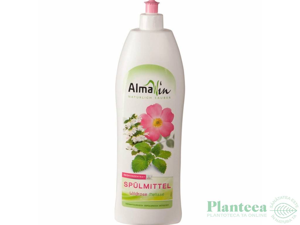 Detergent lichid vase trandafir salbatic melissa 500ml - ALMAWIN