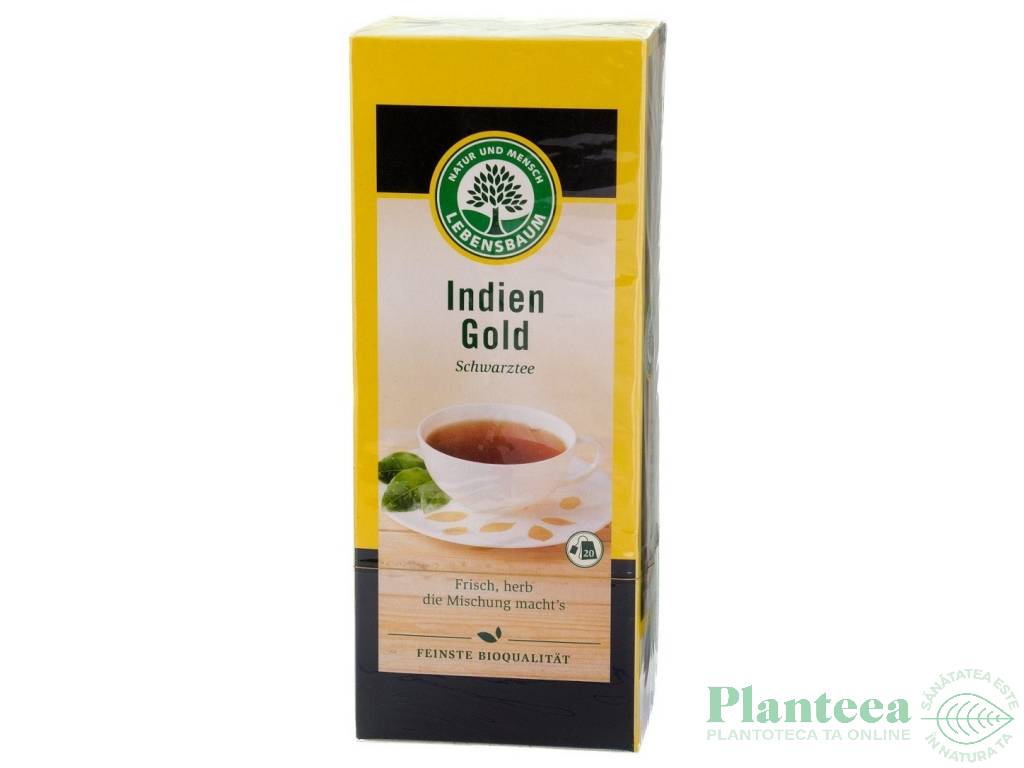 Ceai negru indian eco 20dz - LEBENSBAUM