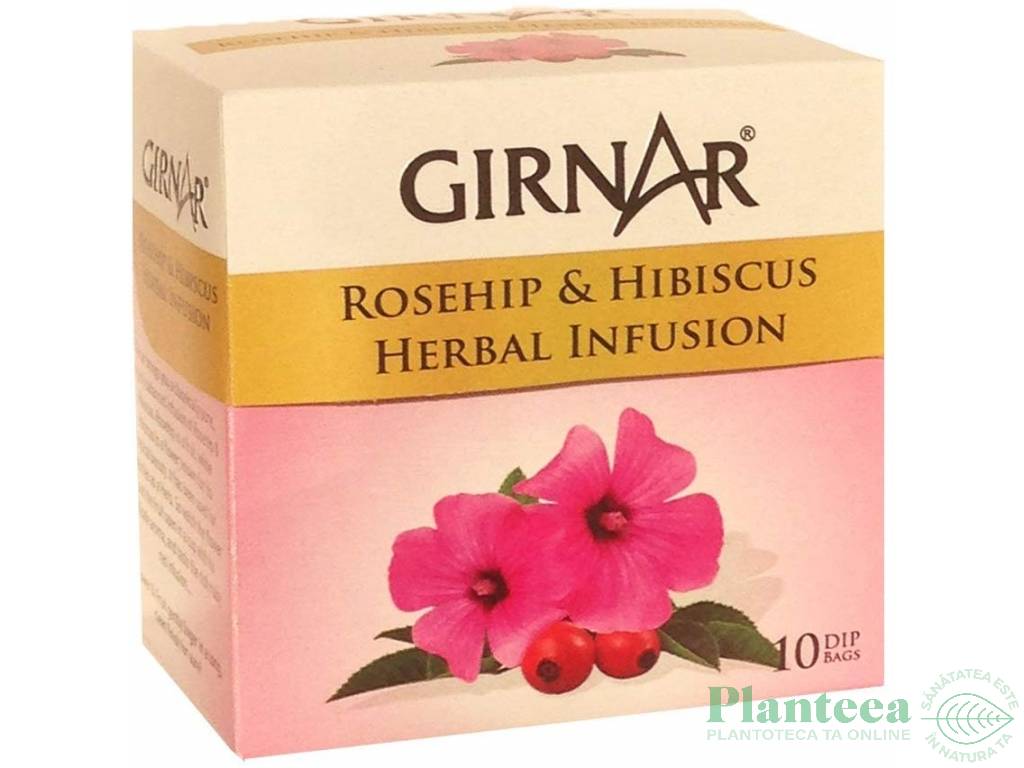 Ceai macese hibiscus 10dz - GIRNAR