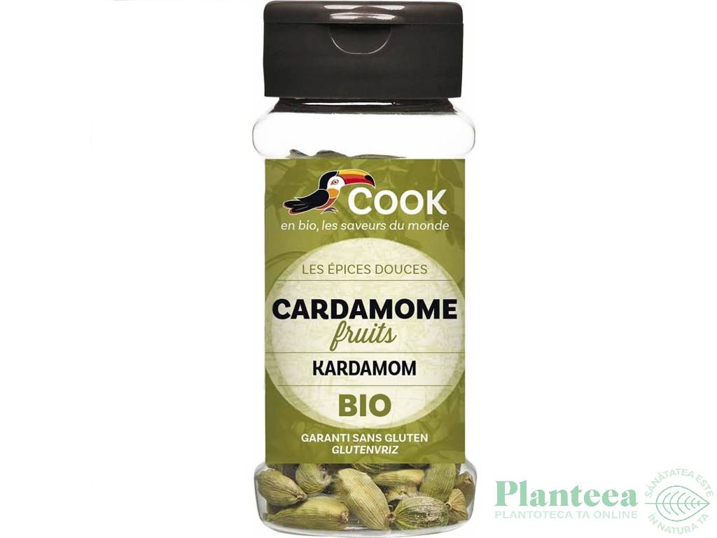 Condiment cardamon intreg bio 25g - COOK