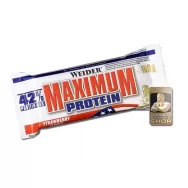 Baton proteic 42% MaximumProtein capsuni 100g - WEIDER