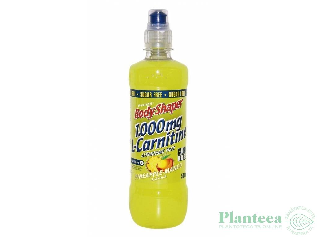 Bautura L carnitina 1000mg ananas mango 500ml - BODY SHAPER