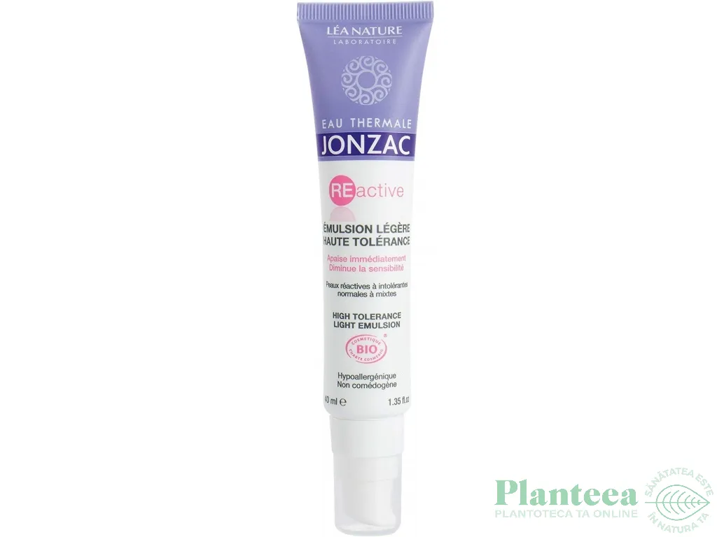 Emulsie lejera ten sensibil normal mixt Reactive 40ml - JONZAC