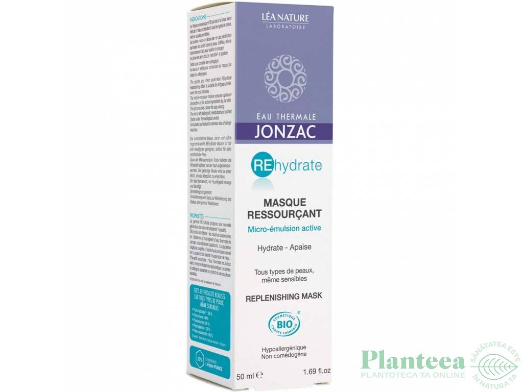 Masca fata regeneranta Rehydrate 50ml - JONZAC