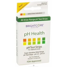 Benzi testare PH 80b - BRIGHTCORE NUTRITION