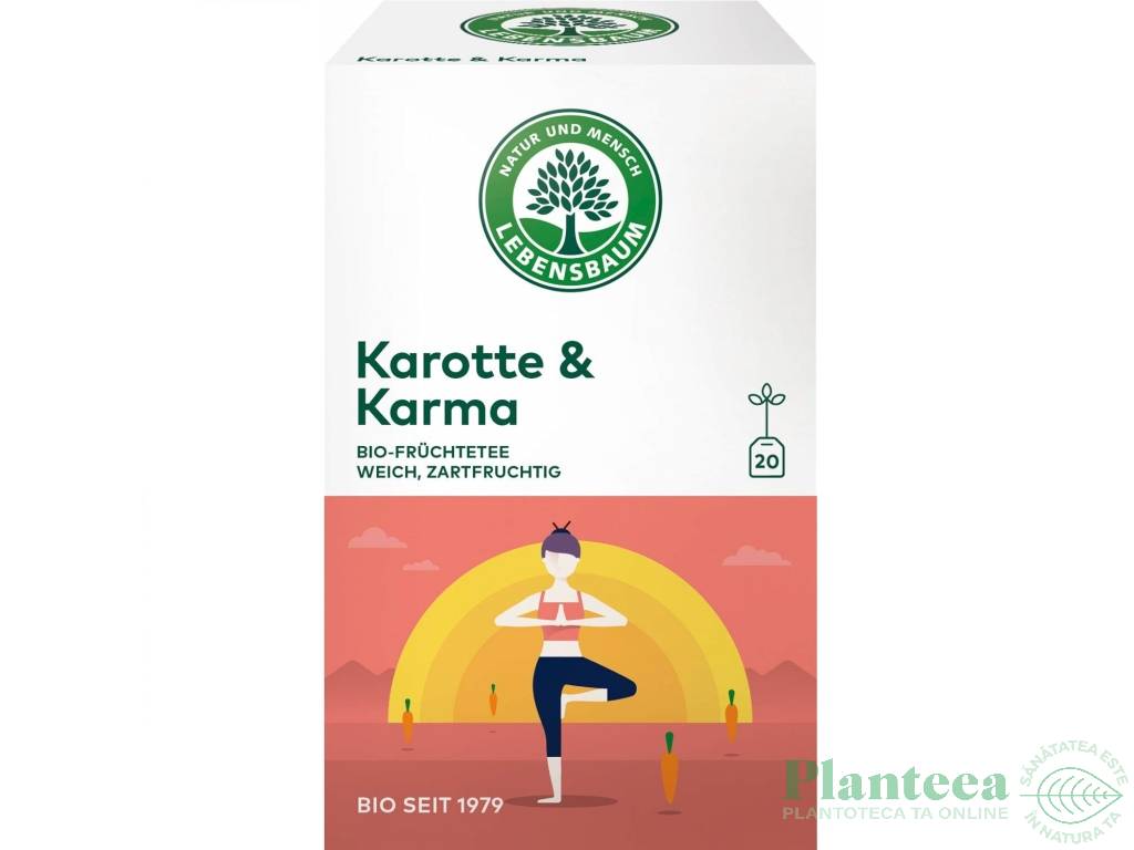 Ceai fructe morcovi & karma eco 20dz - LEBENSBAUM