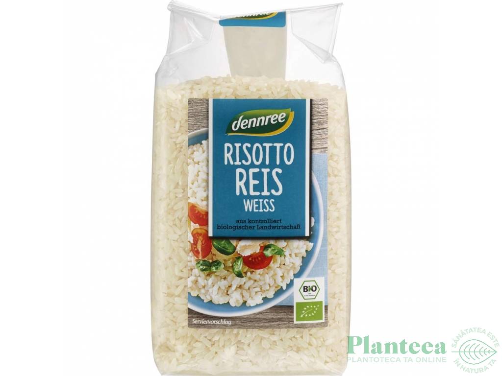 Orez bob rotund alb pt risotto eco 500g - DENNREE